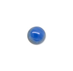Cabuchon Moneda Agata Azul (Tinte Calor) 8mm. Venta por Unidad