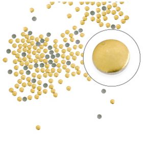 Cristal Swarovski® SS6 Plana Pega Calor 1.9-2mm Dorado Mate. Venta por 144 Unidades