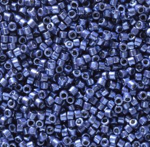 Miyuki Delica® N.11 Azul Brillante Galvanizado Duracoat (DB2517)
