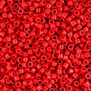Toho Beads Treasure N.11 Opaco Rojo (TH045A).Venta por 10 Gramos.
