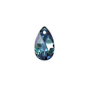 Cristal Swarovski® 6106 Diamante Pendiente 22x13mm Bermuda Blue