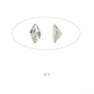 Zircon Tailandes Marquise Conico 4x2mm Crystal. Venta por Unidad