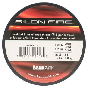 S-Lon Fire Cordon pre-encerado trenzado de polietileno 0.12mm. 4Lb. Rollo por 114 Metros 125 yardas