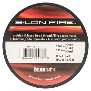 S-Lon Fire Cordon pre-encerado trenzado de polietileno 0.15mm. 6Lb. Rollo por 114 Metros 125 yardas