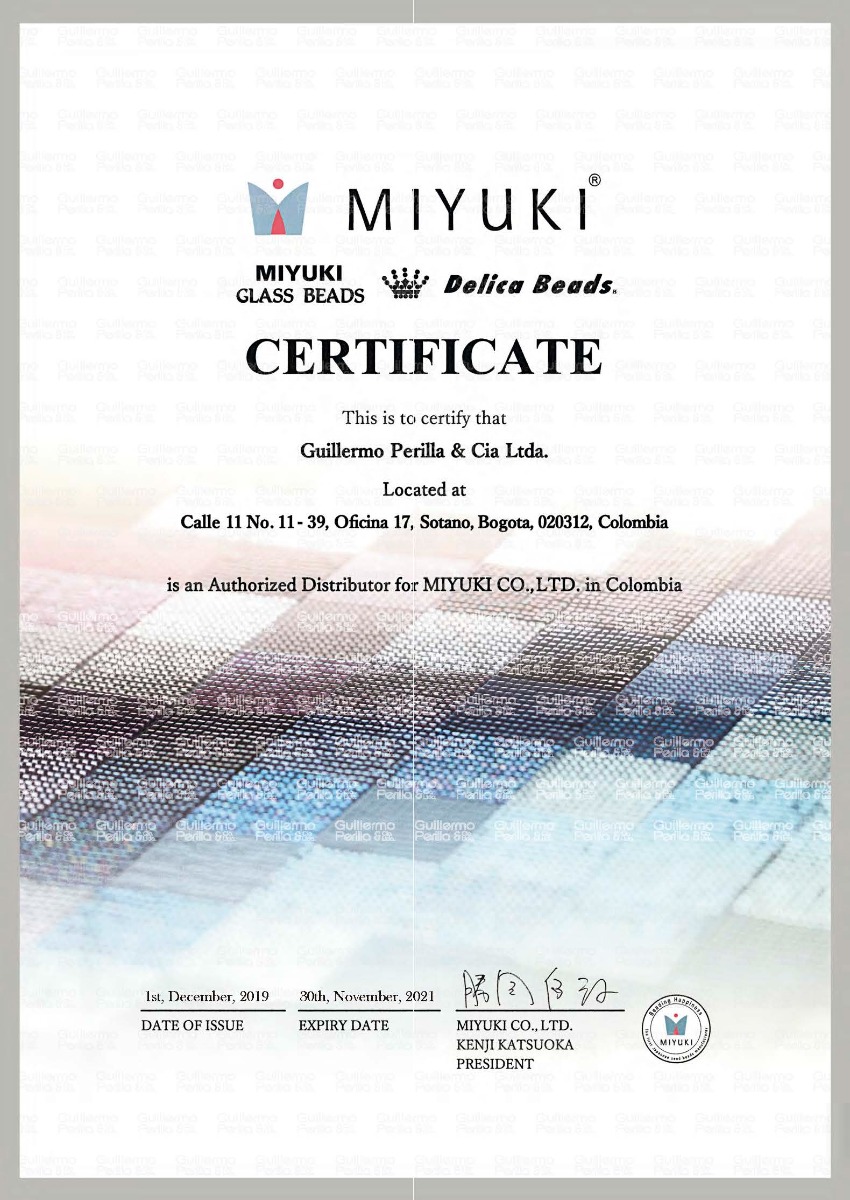 certificado miyuki